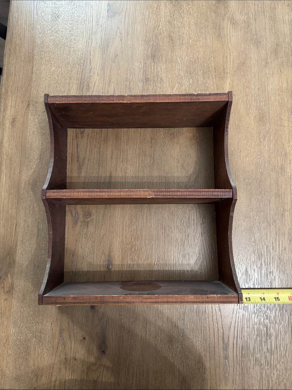 Vintage wood shelf